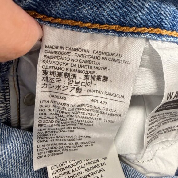 LEVI’S WEDGIE ICON FIT ANKLE WOMEN'S JEANS SIZE 28 - Picture 10 of 12